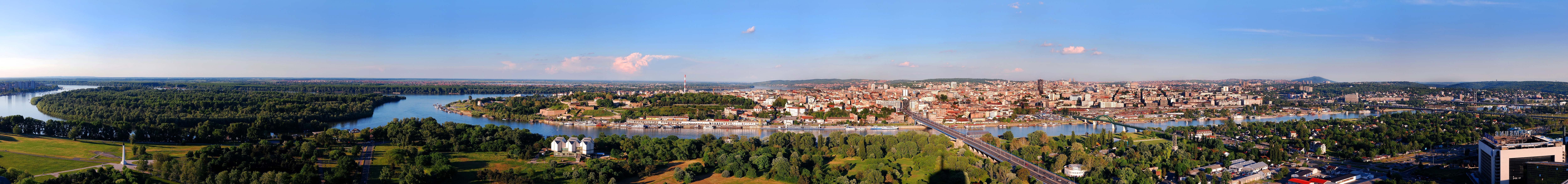 serbien panorama stadt