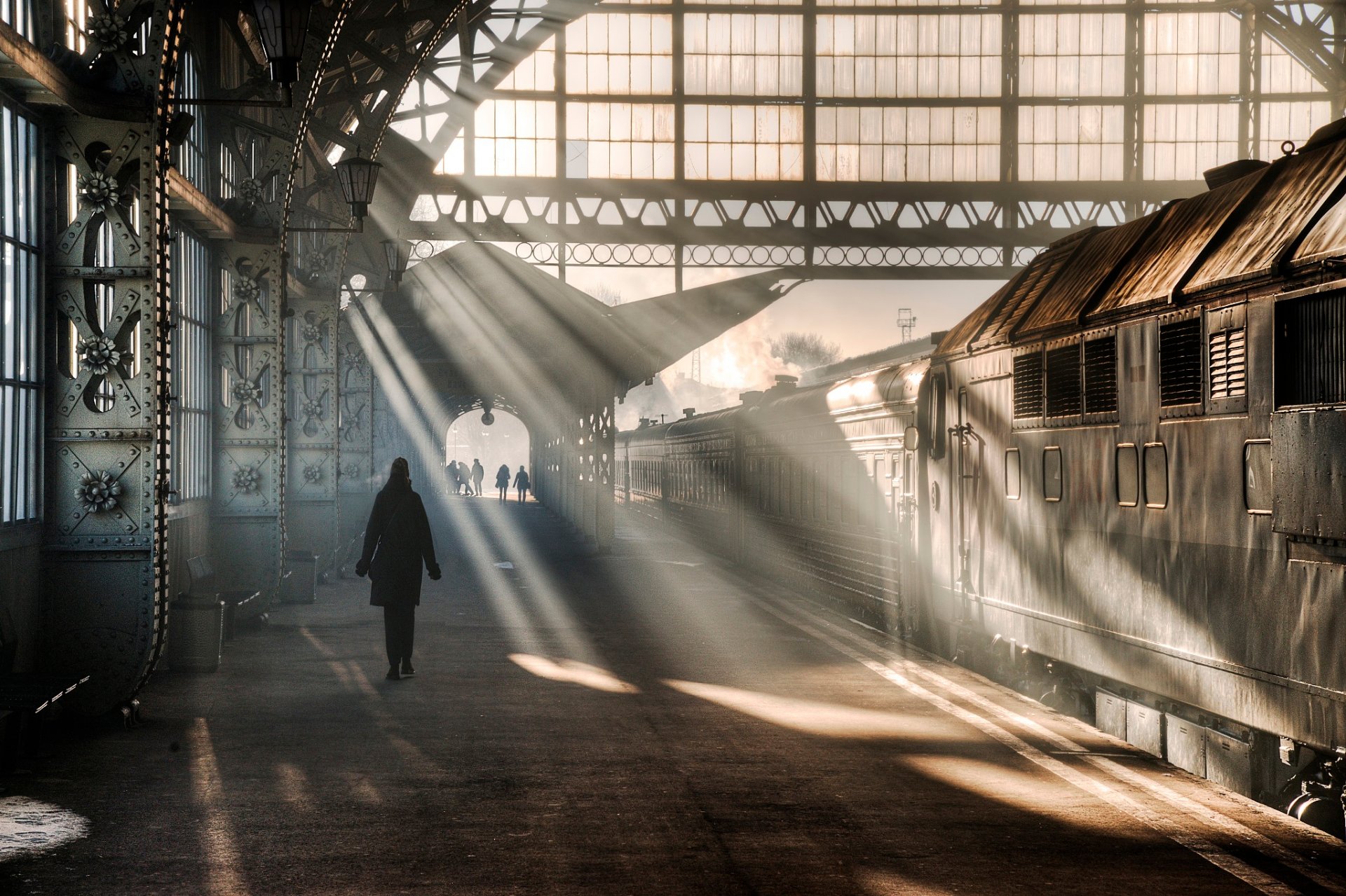 st. petersburg bahnhof witebsk zug