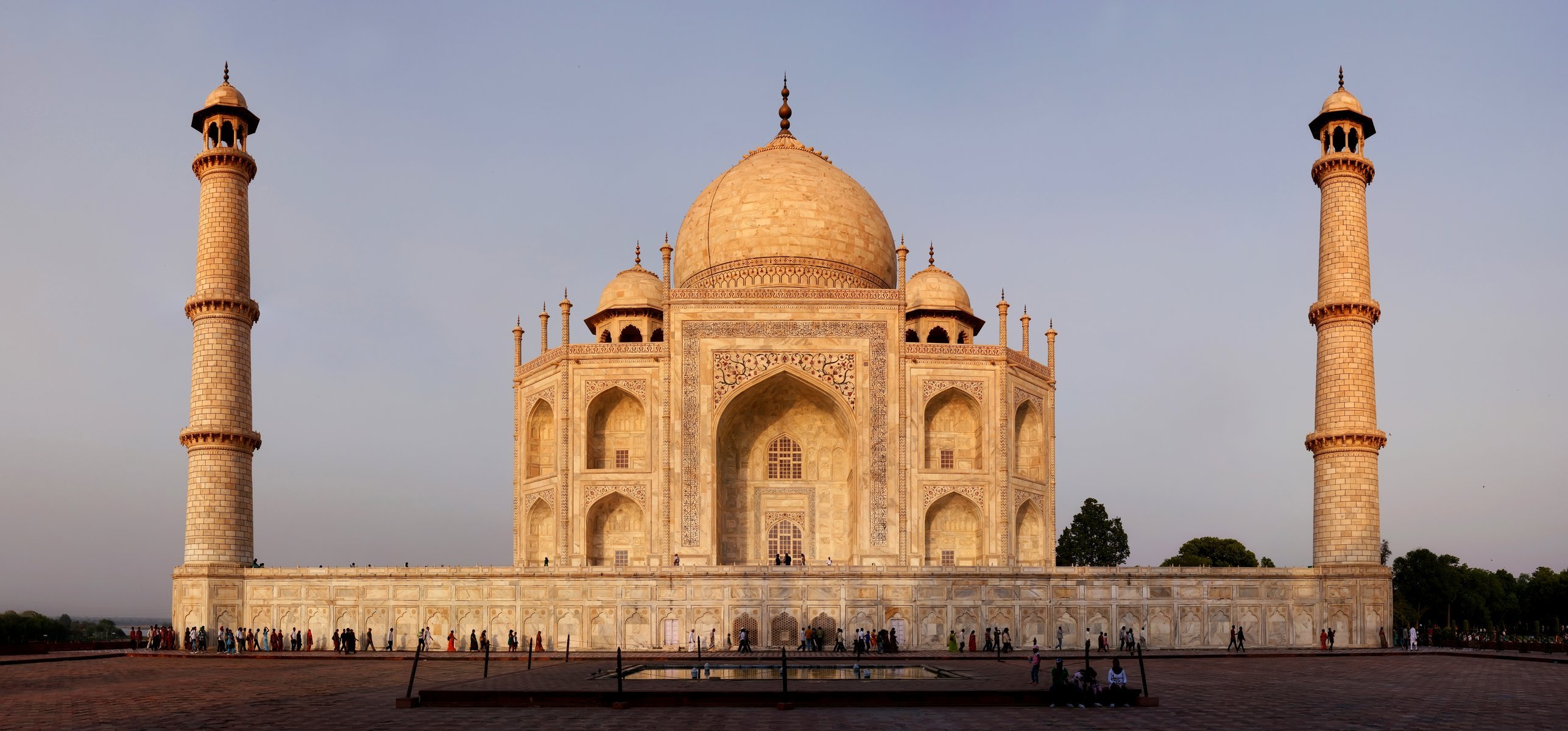 india agra taj mahal yamuna mausoleum-mosque great mughals shah jahan mumtaz mahal monument architecture marble