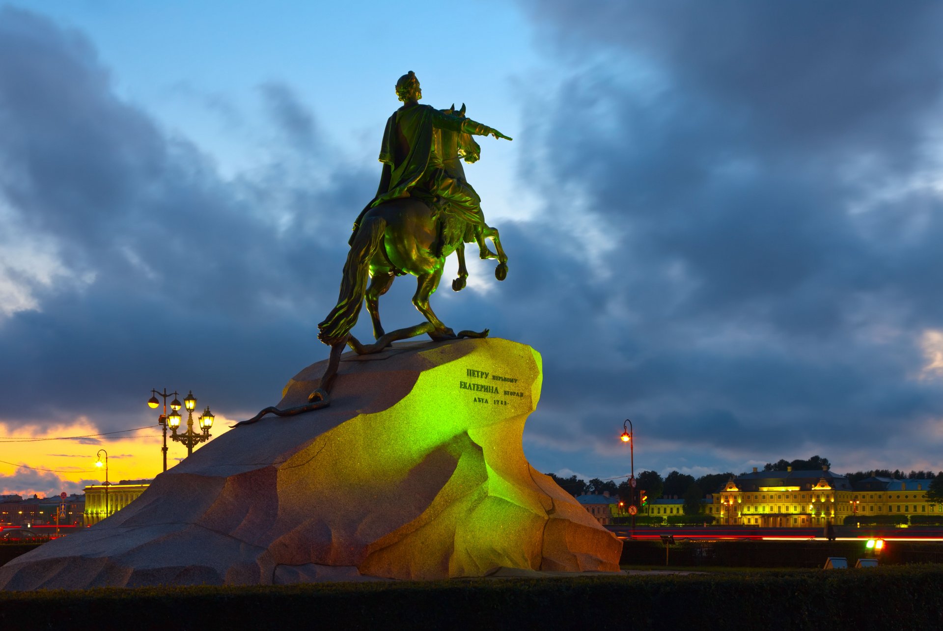 t. petersburg night bronze horseman