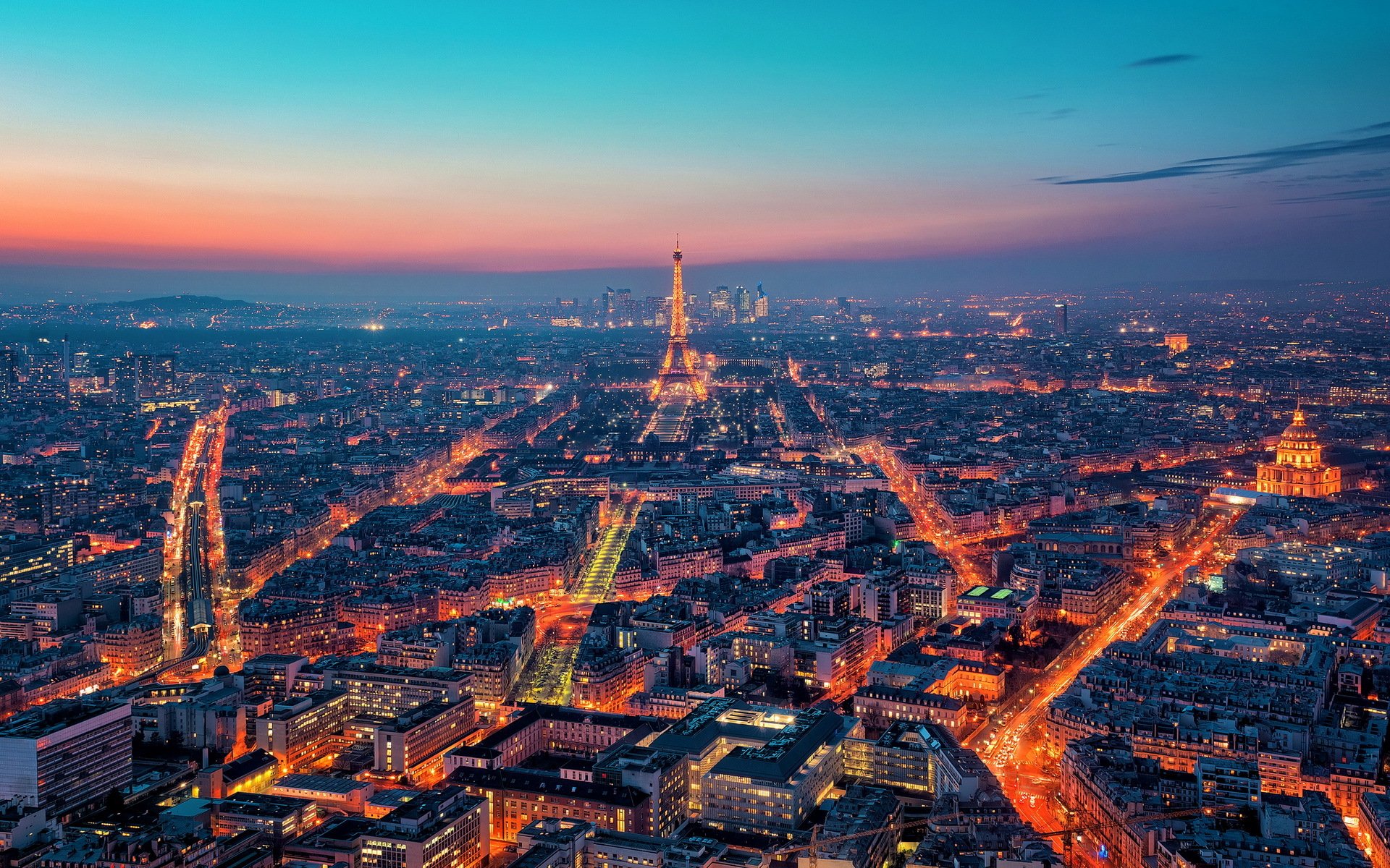 parís ciudad noche