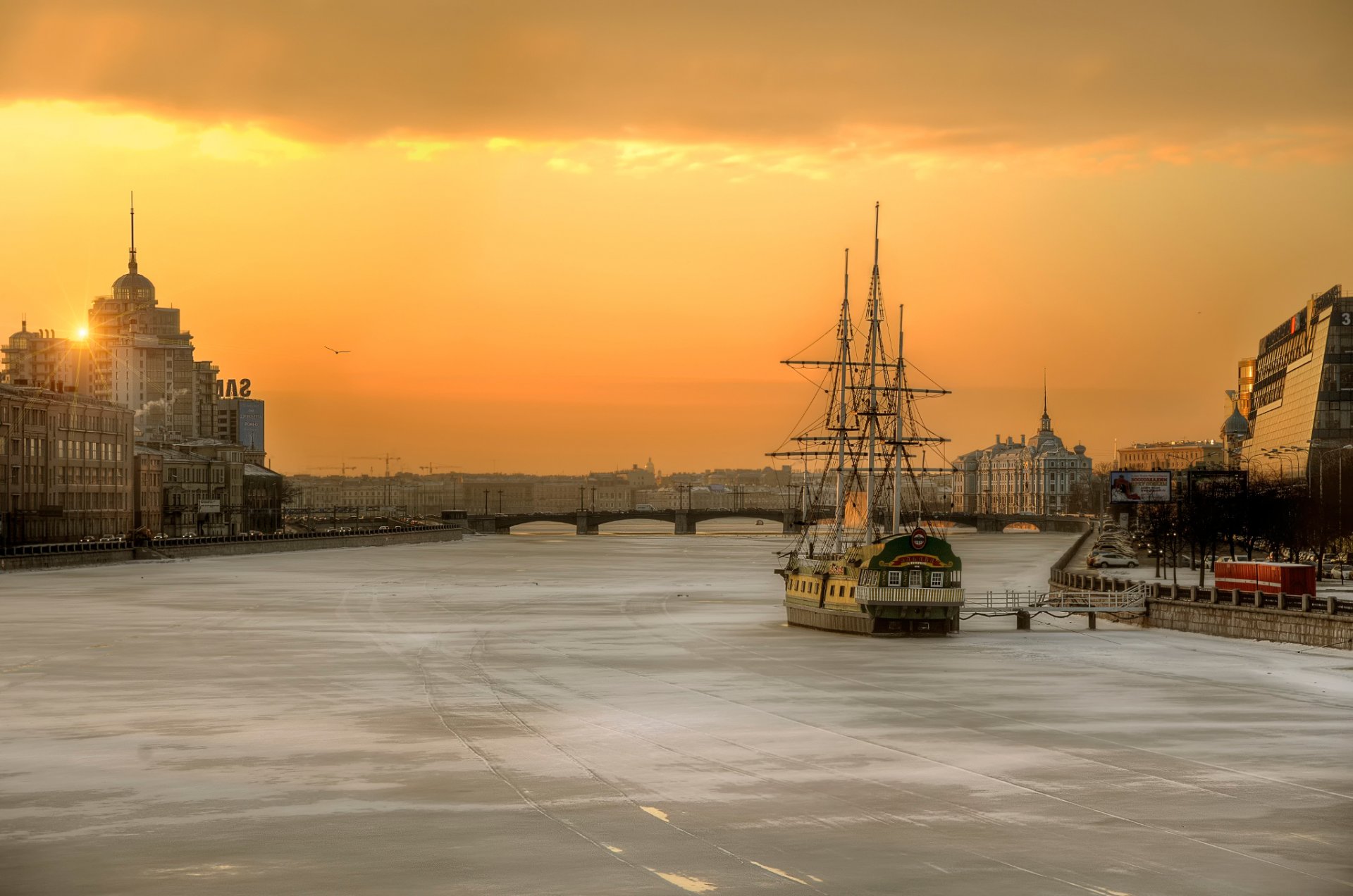 saint-pétersbourg matin février 2015