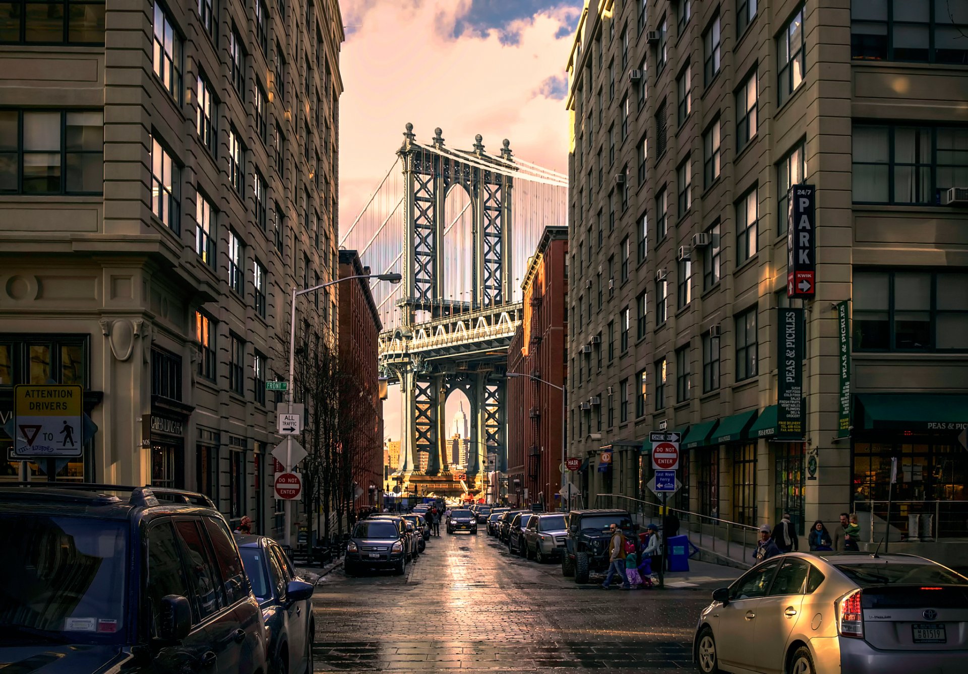 brooklyn park pont de manhattan rue pont