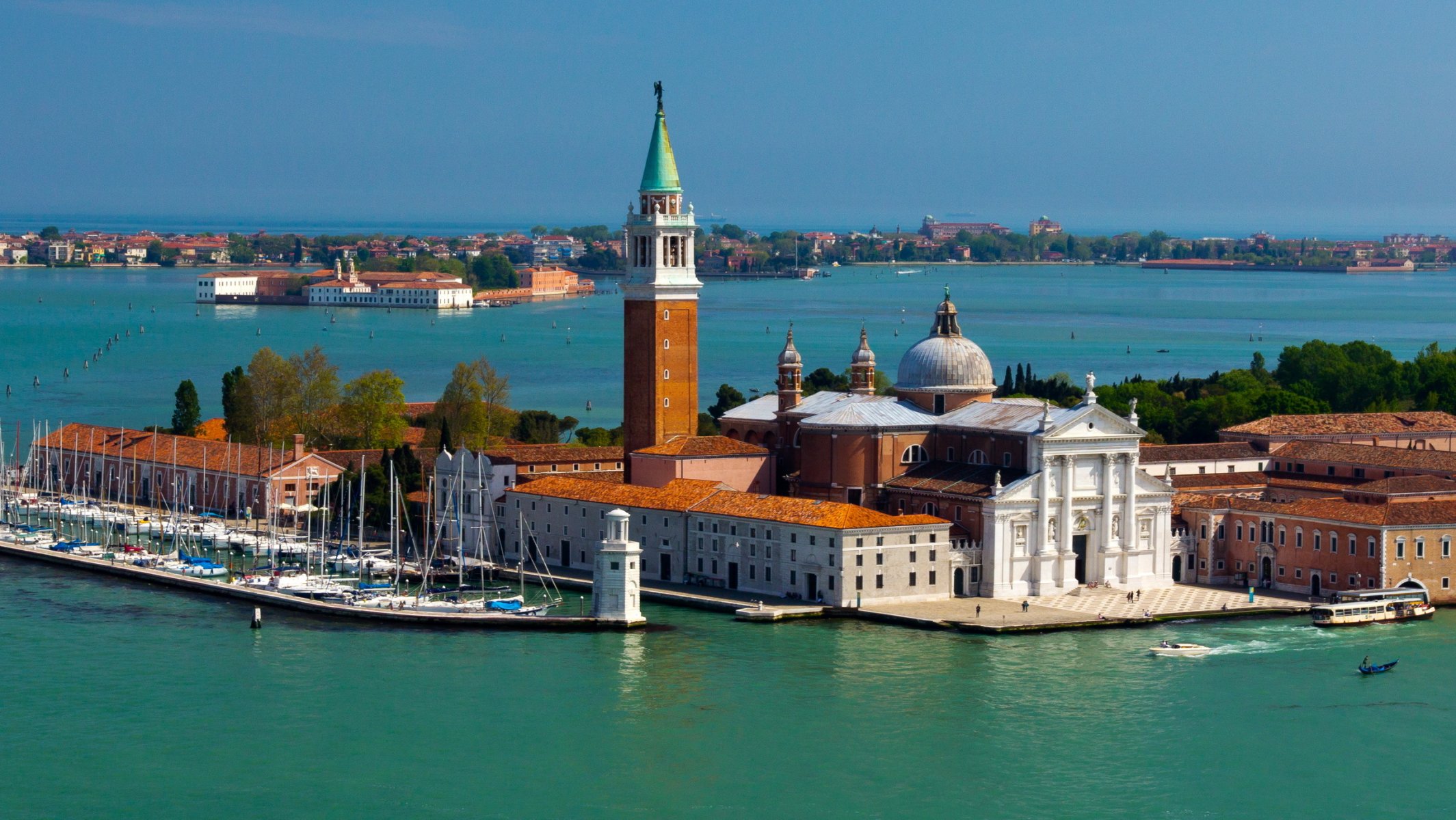 włochy wyspa san giorgio maggiore wenecja miasto san giorgio maggiore kościół klasztor