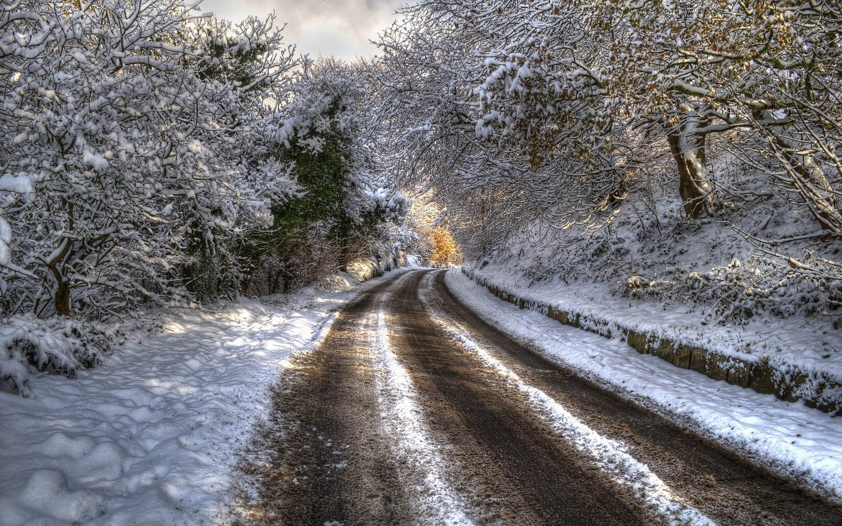 wald natur berge winter landschaft