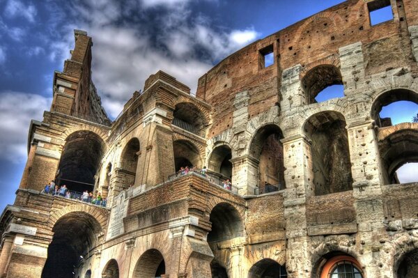 The majestic Colosseum in Rome