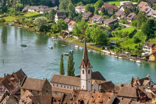 Suisse Stein am Rhein ville