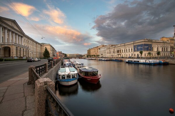 St. Petersburg Fluss Fontanka