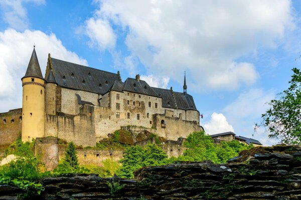 Foto del castillo en la ciudad de Luxemburgo