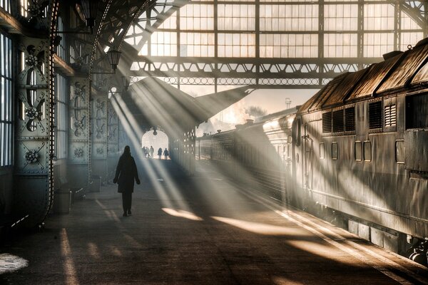 Der Bahnhof von Vitebsky in St. Petersburg