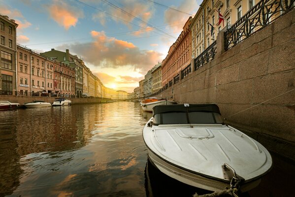 Der Fluss Moika in St. Petersburg