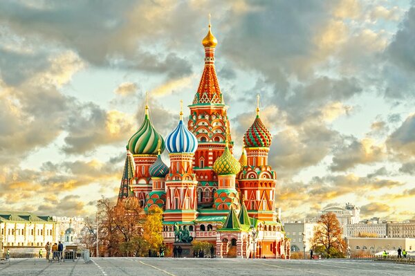 Templo en la Plaza roja de Moscú