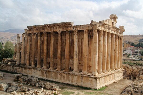 Rovine di un antica città in Libano