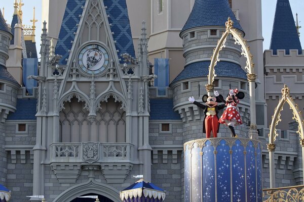 Mickey Mouse und Minnie Mouse disney World florida