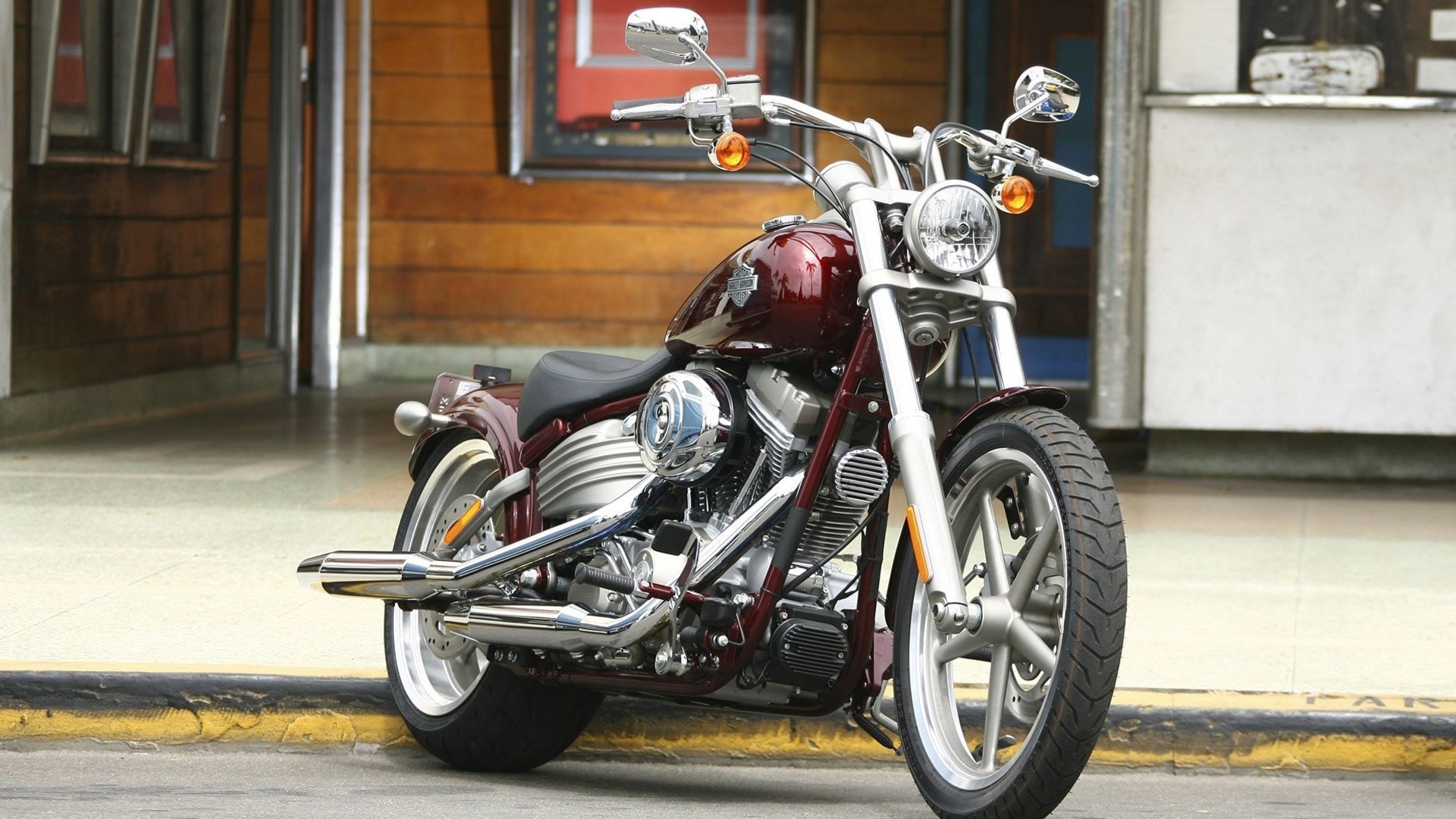 vélo harley davidson moto ville