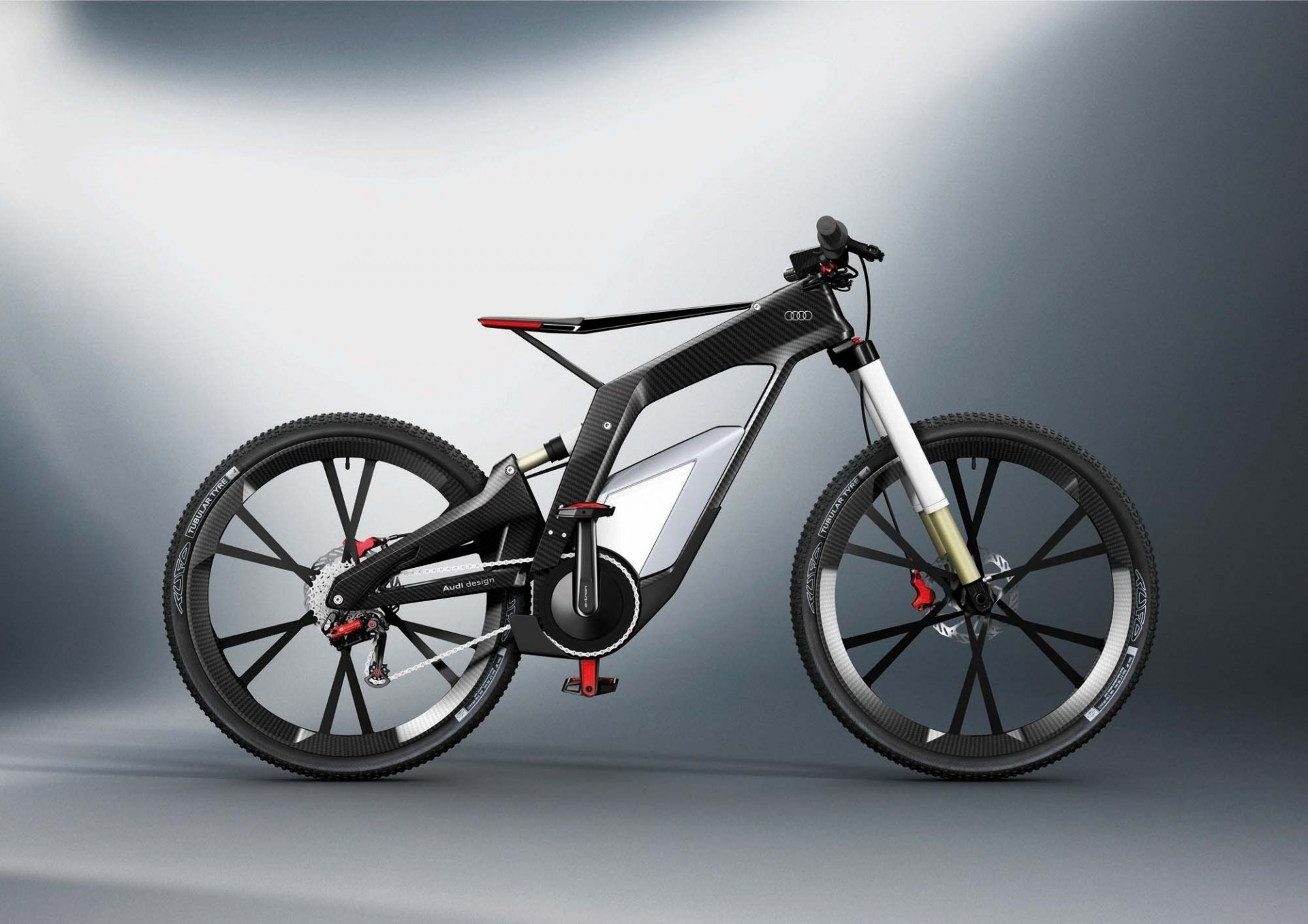 audi gray background bike carbon