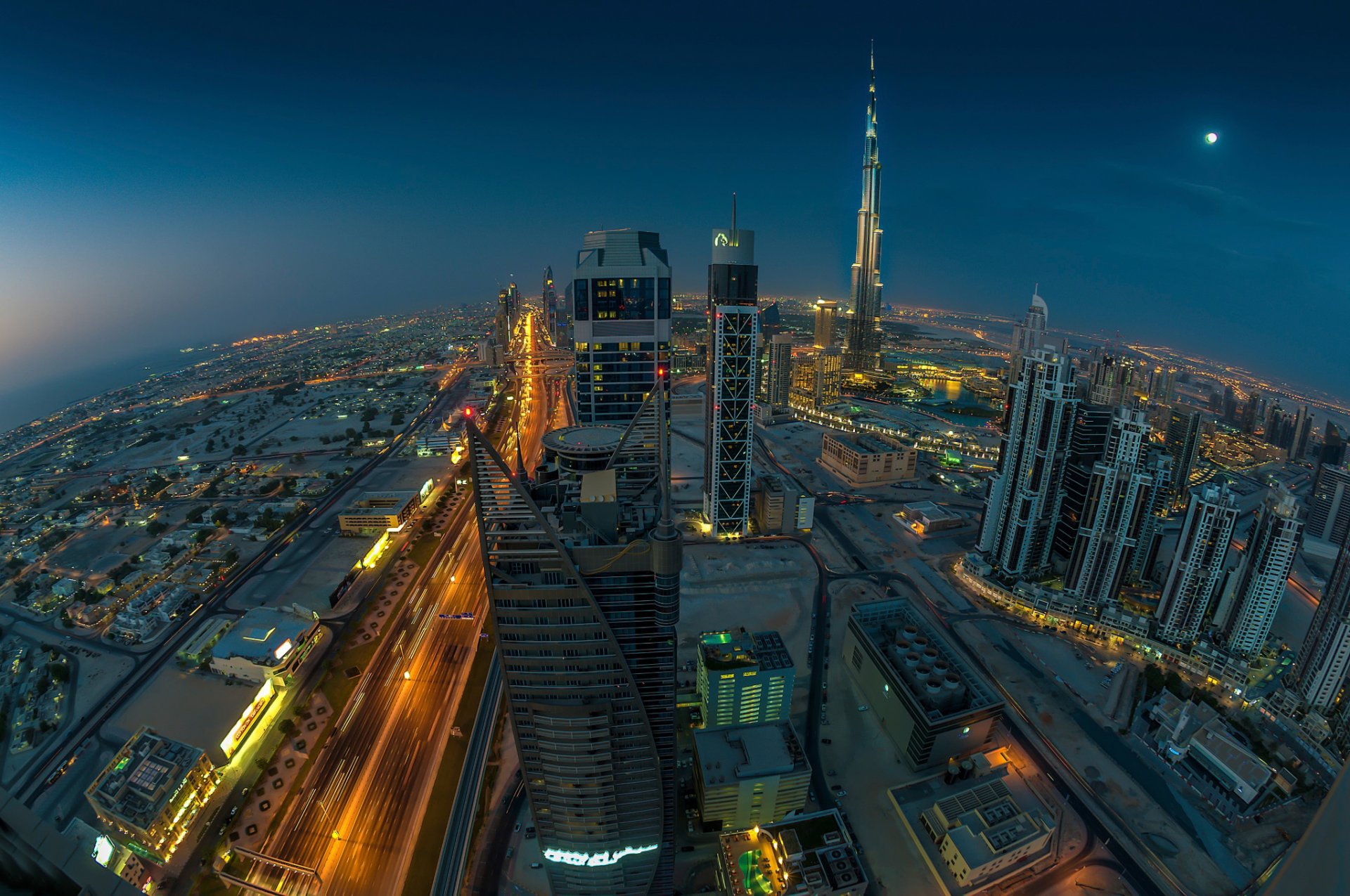 vue d en haut nuit