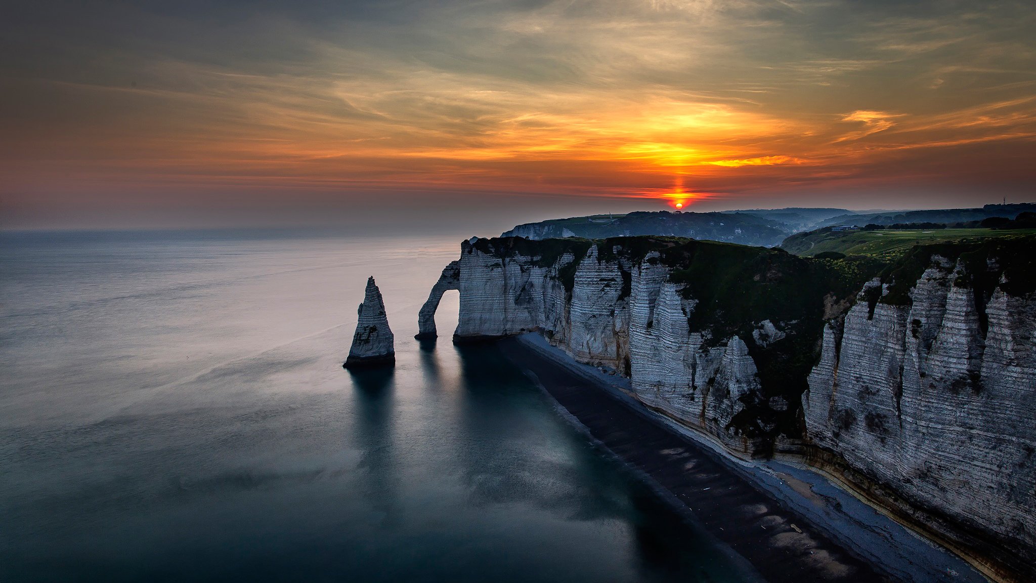 étretat comune francia paesaggio vista