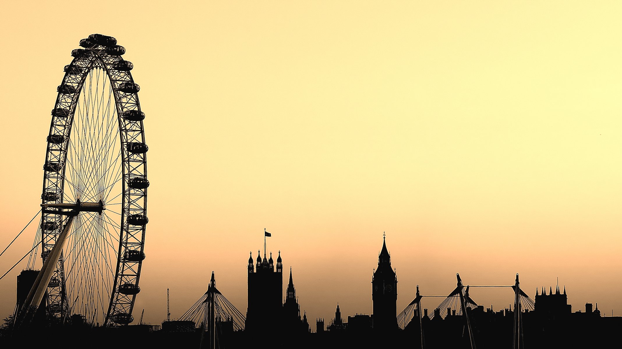 london wheel silhouette