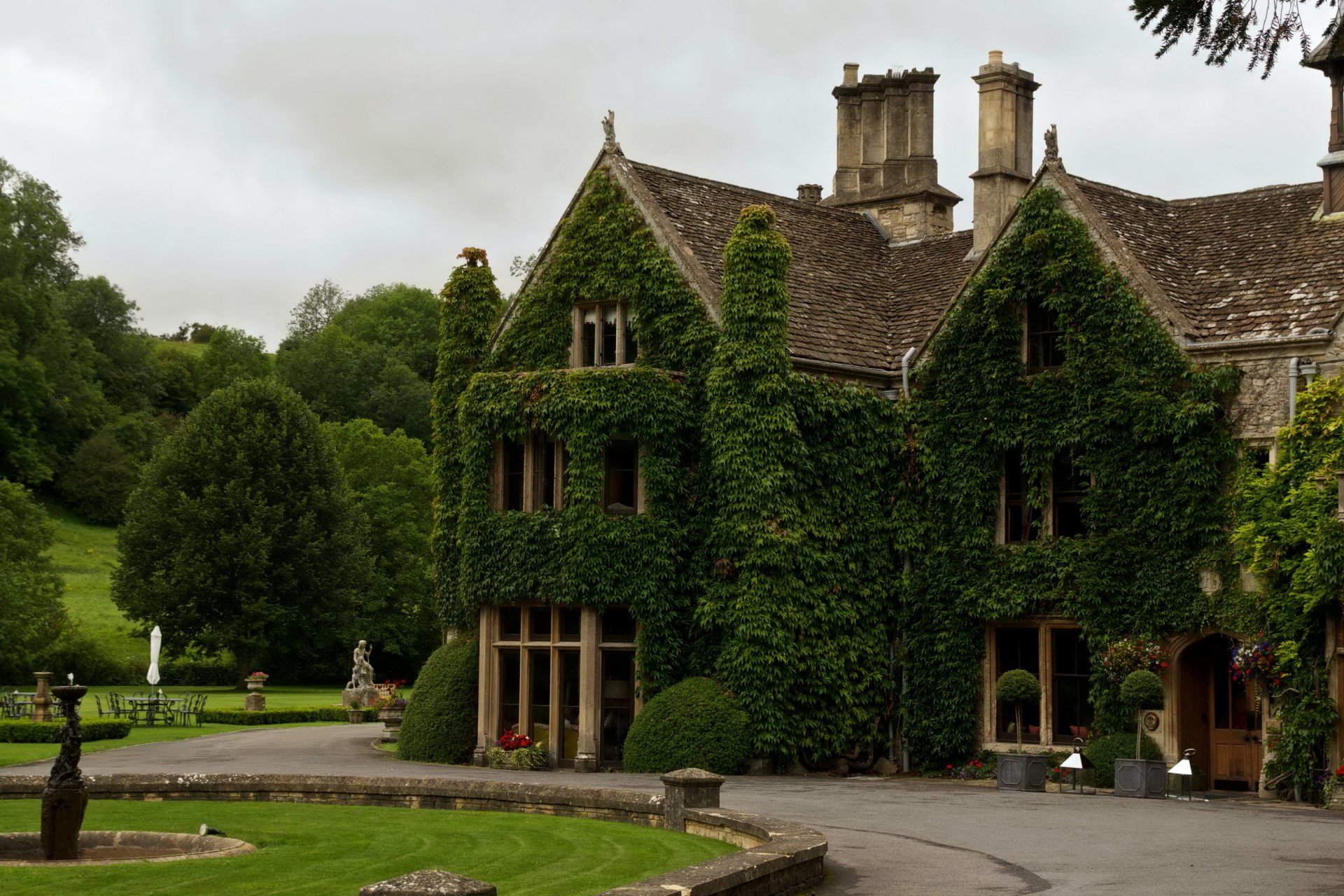 angleterre maisons wilthire maison arbres architecture