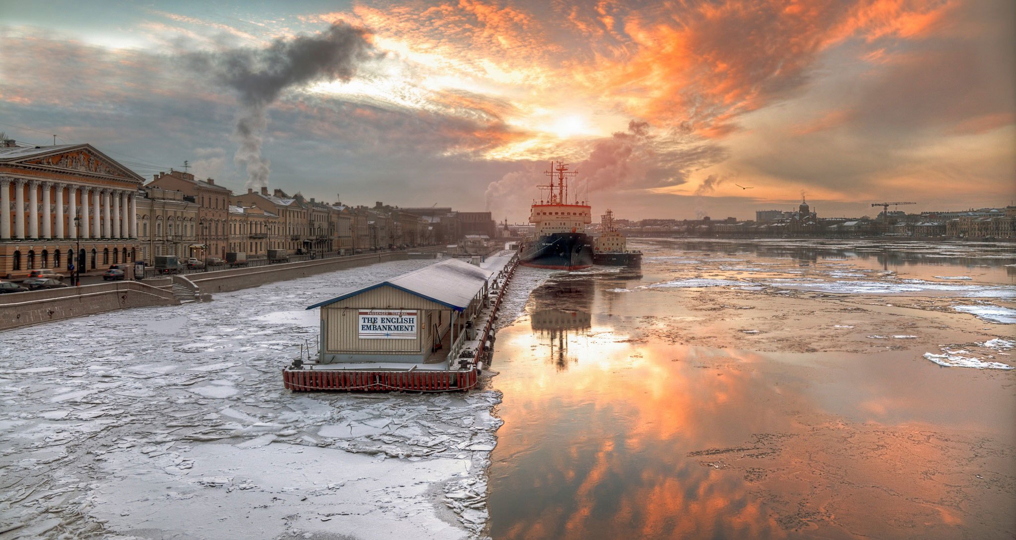 санкт-петербург зима мороз