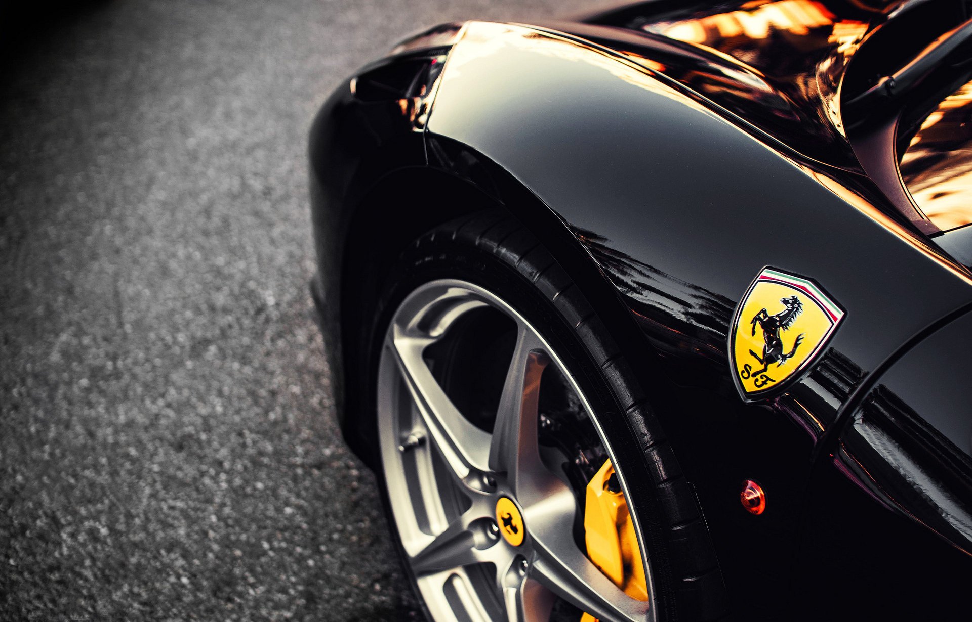 black black ferrari wing ferrari