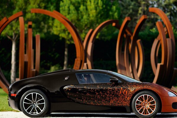 Einzigartige Version des Bugatti veyron