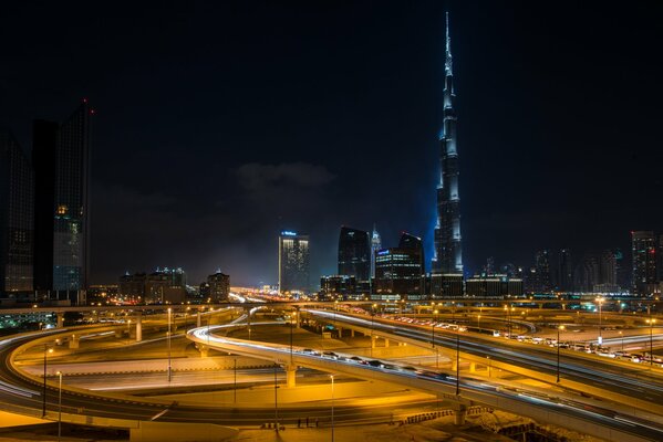 Night Dubai, Burj Khalifa