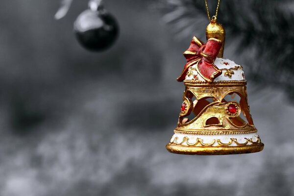 New Year s holiday toy bell