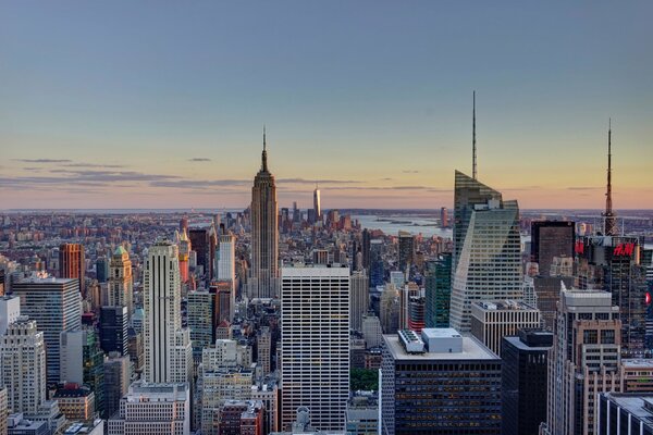 New York, metropoli grattacieli grattacieli città capitale