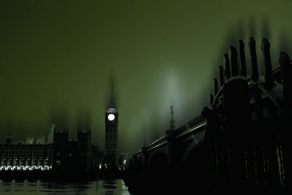 Арт ночь, видение Лондон
