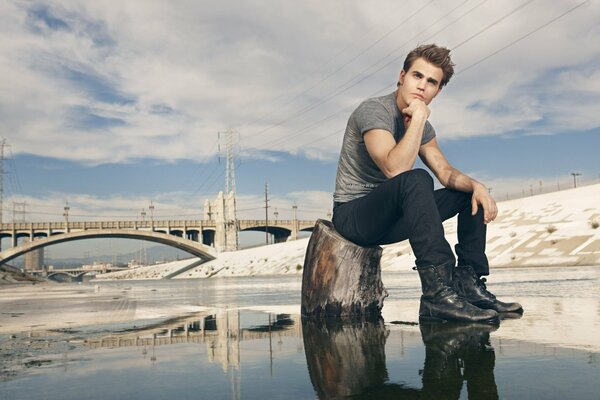 Paul Wesley is a wonderful man and a wonderful actor