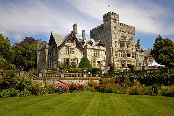 Château de Hatley au Canada en Colombie-Britannique