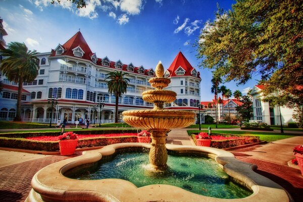 Walt Disney World può Windemere o Disney il grande resort della Florida ancora Disneyland e resort e Fontana