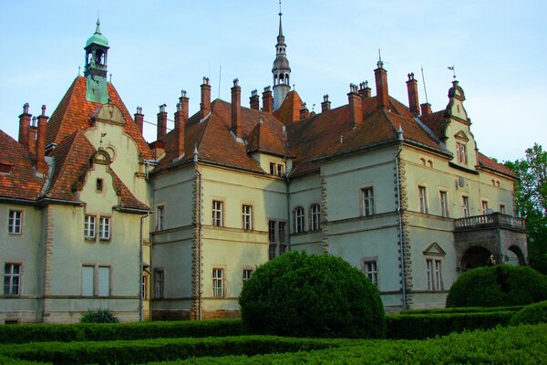 Schönes Jagdschloss in Transkarpatien