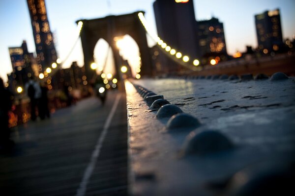 Foto del puente de Brooklyn de nueva York