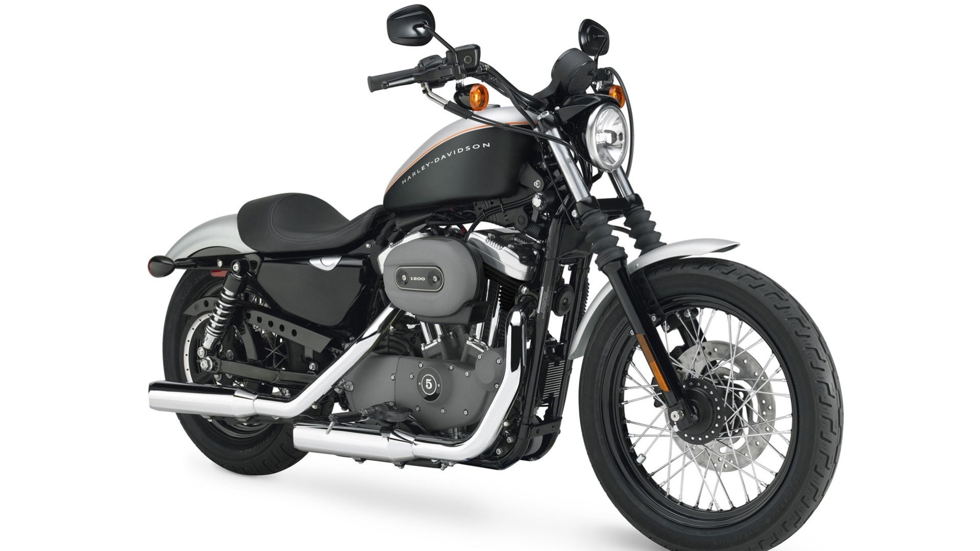 moto harley davidson motocicleta vista lado