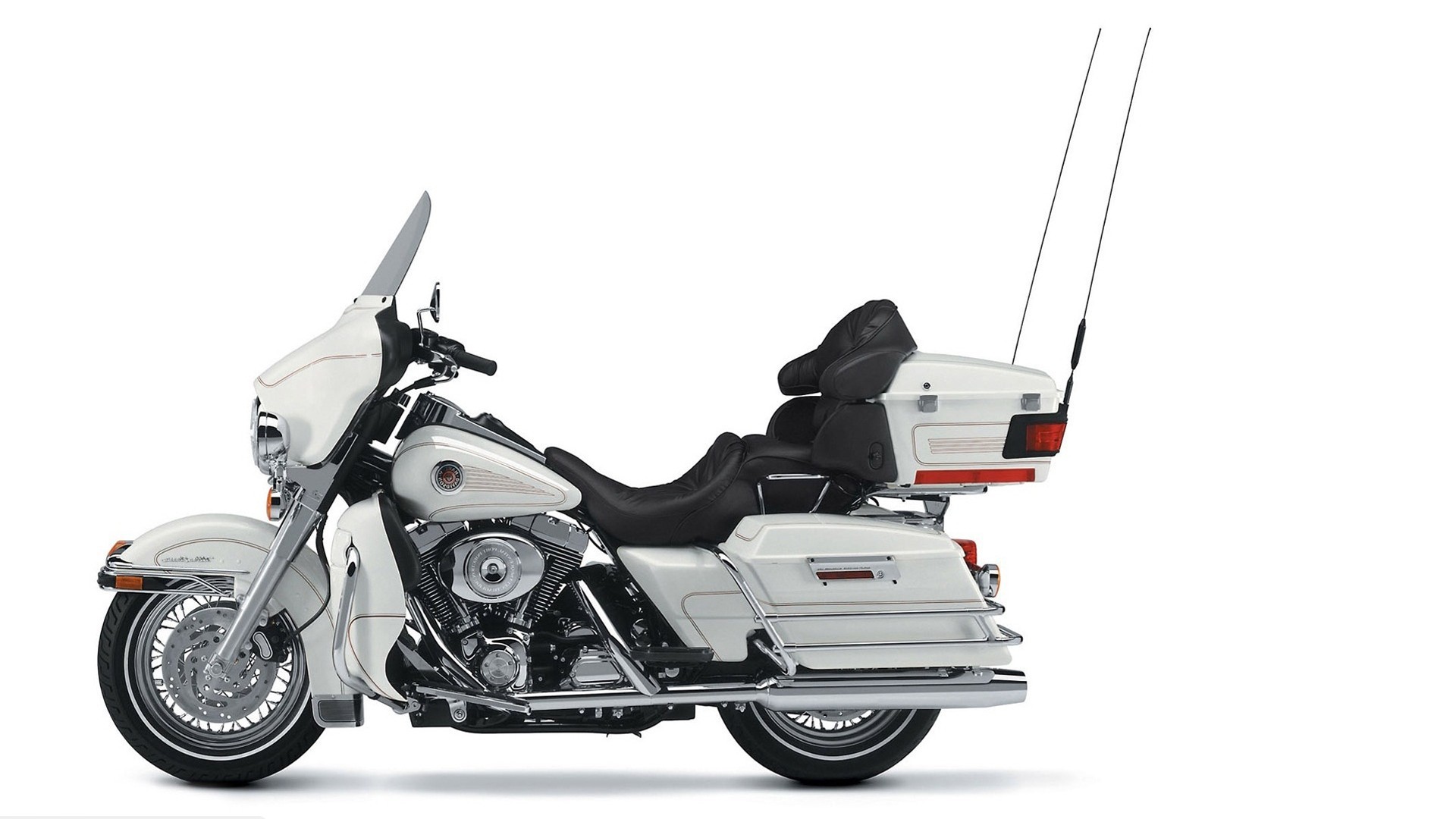 moto harley davidson blanco motocicleta