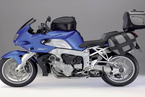 BMW Motorrad blau-grau