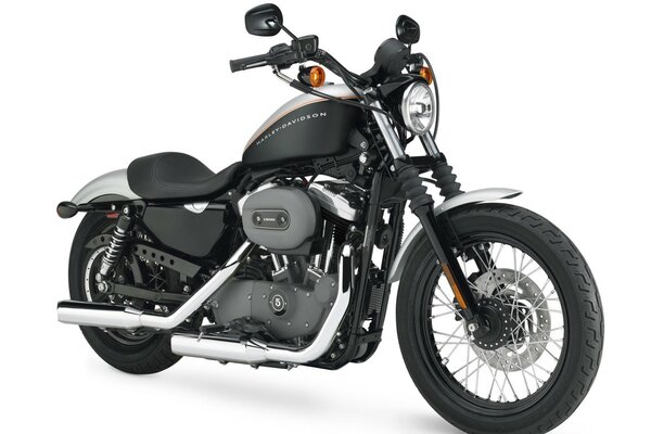 Nueva Harley moto negra