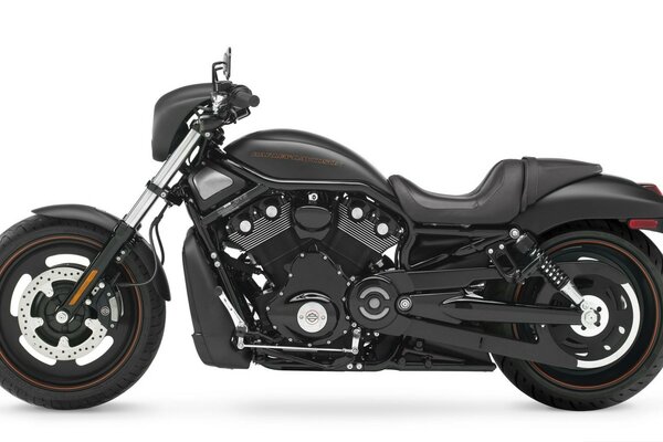 Harley Davidson bike in black