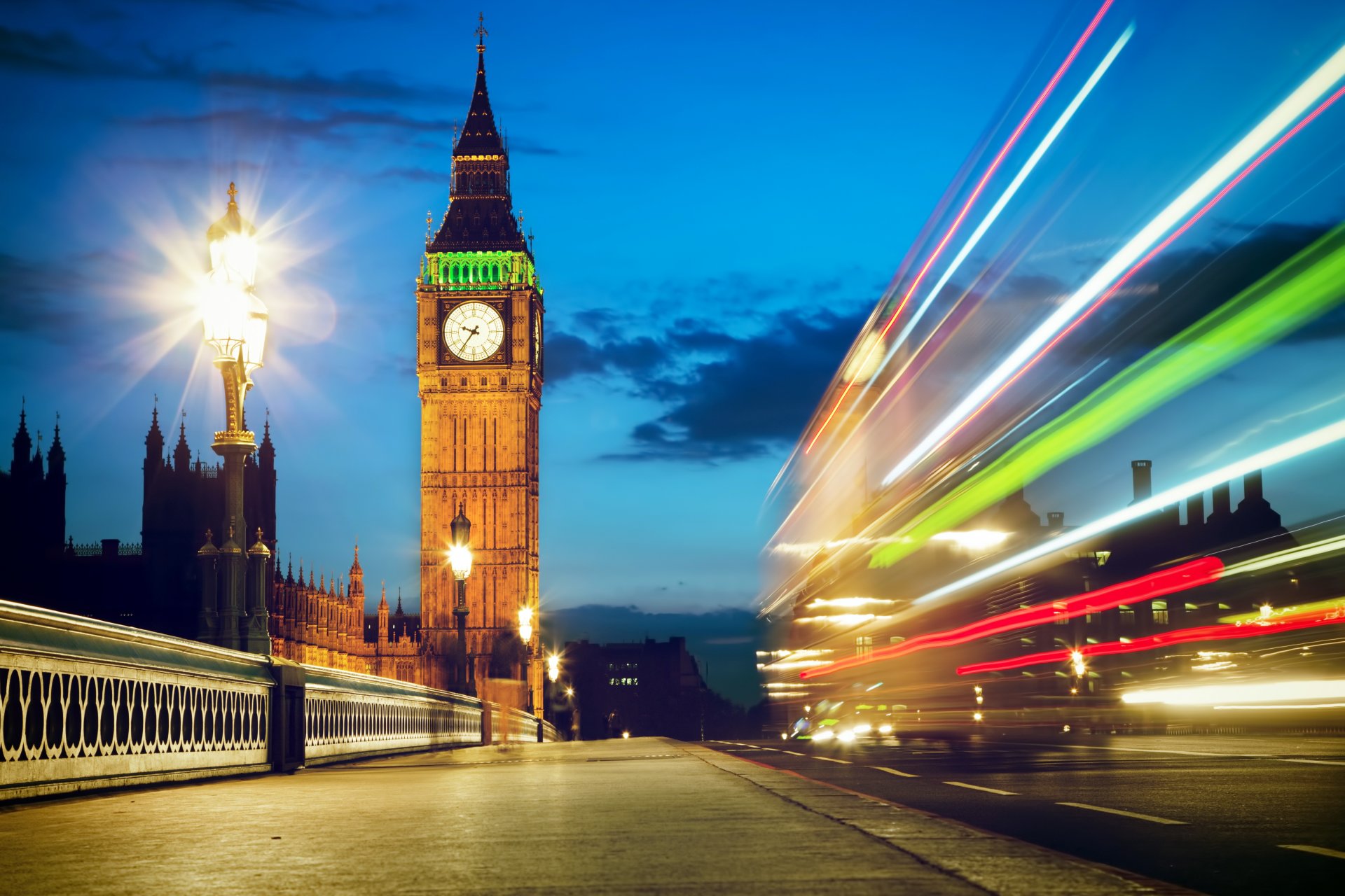 londra big ben inghilterra big ben regno unito città notte strada esposizione luci ponte illuminazione lanterne luce