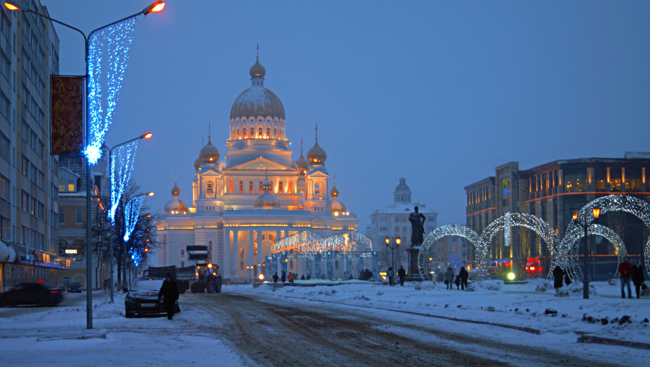 saransk russie mordovie cathédrale