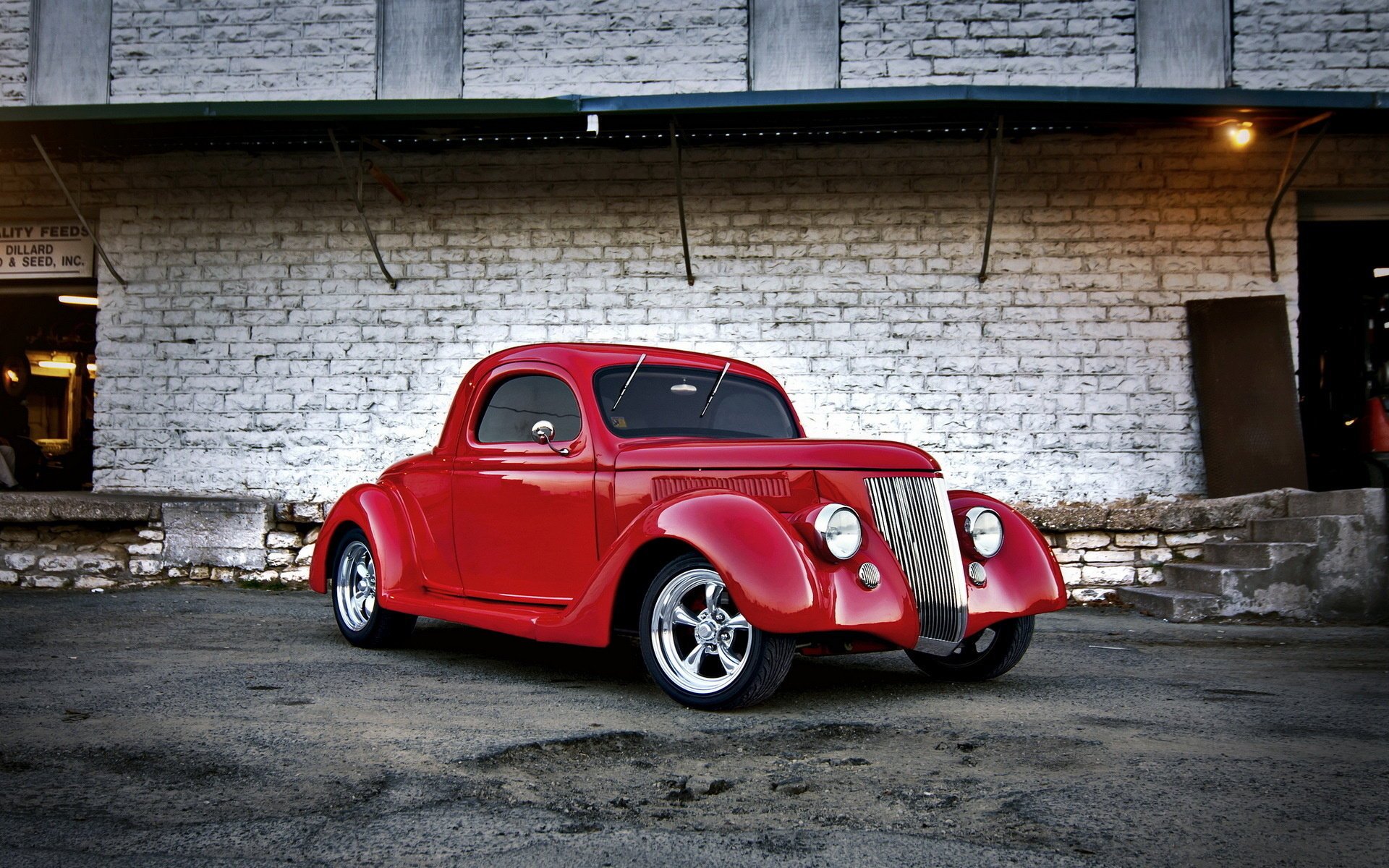 background machine 1936 hot rod