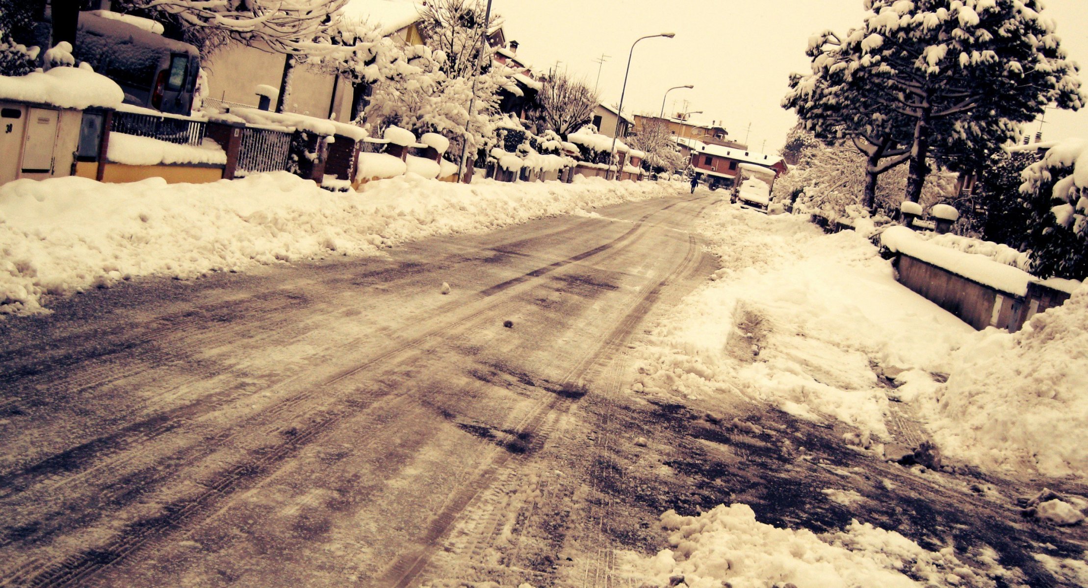 ville rue hiver neige hiver