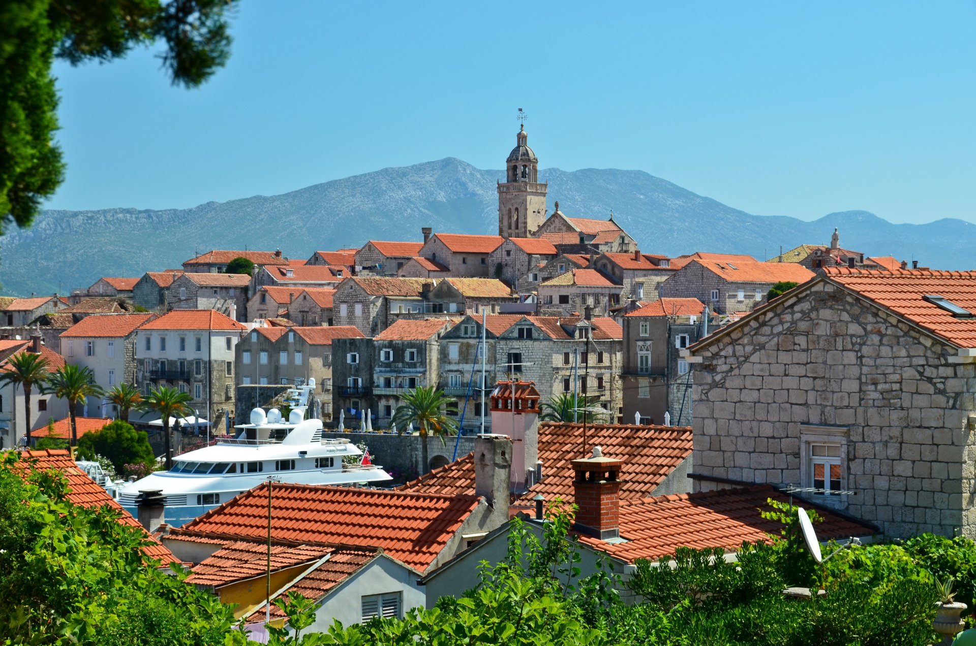 kroatien korcula meer adria altstadt