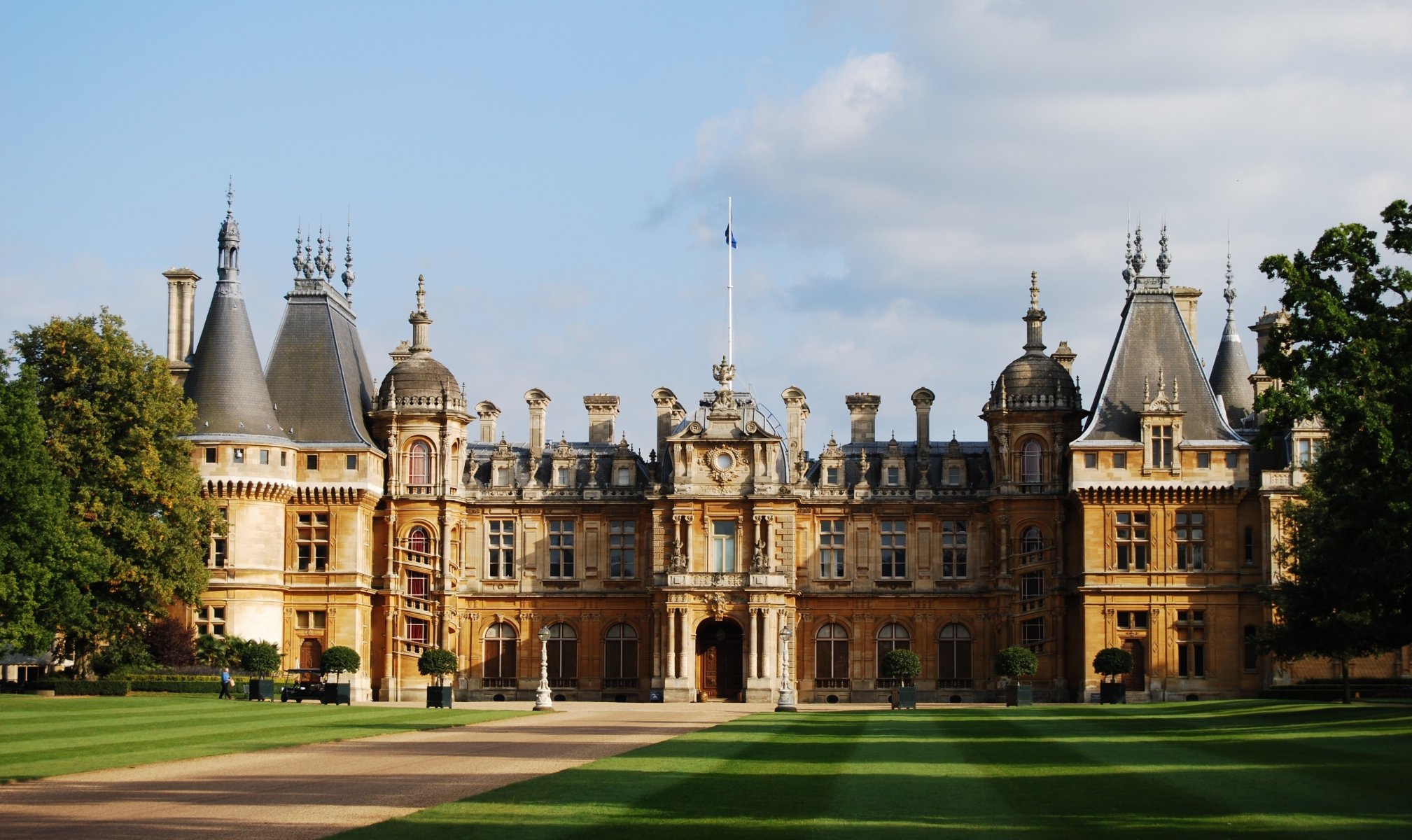 англия waddesdon manor бакингемшир вкус ротшильд усадьбы дворец