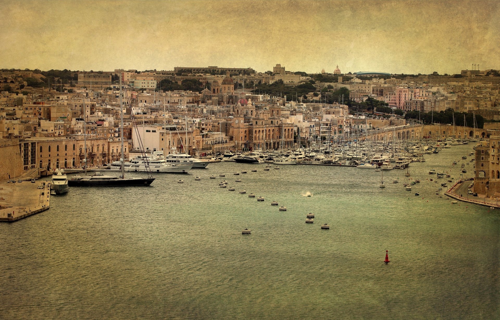 stadt häuser gebäude malta valetta