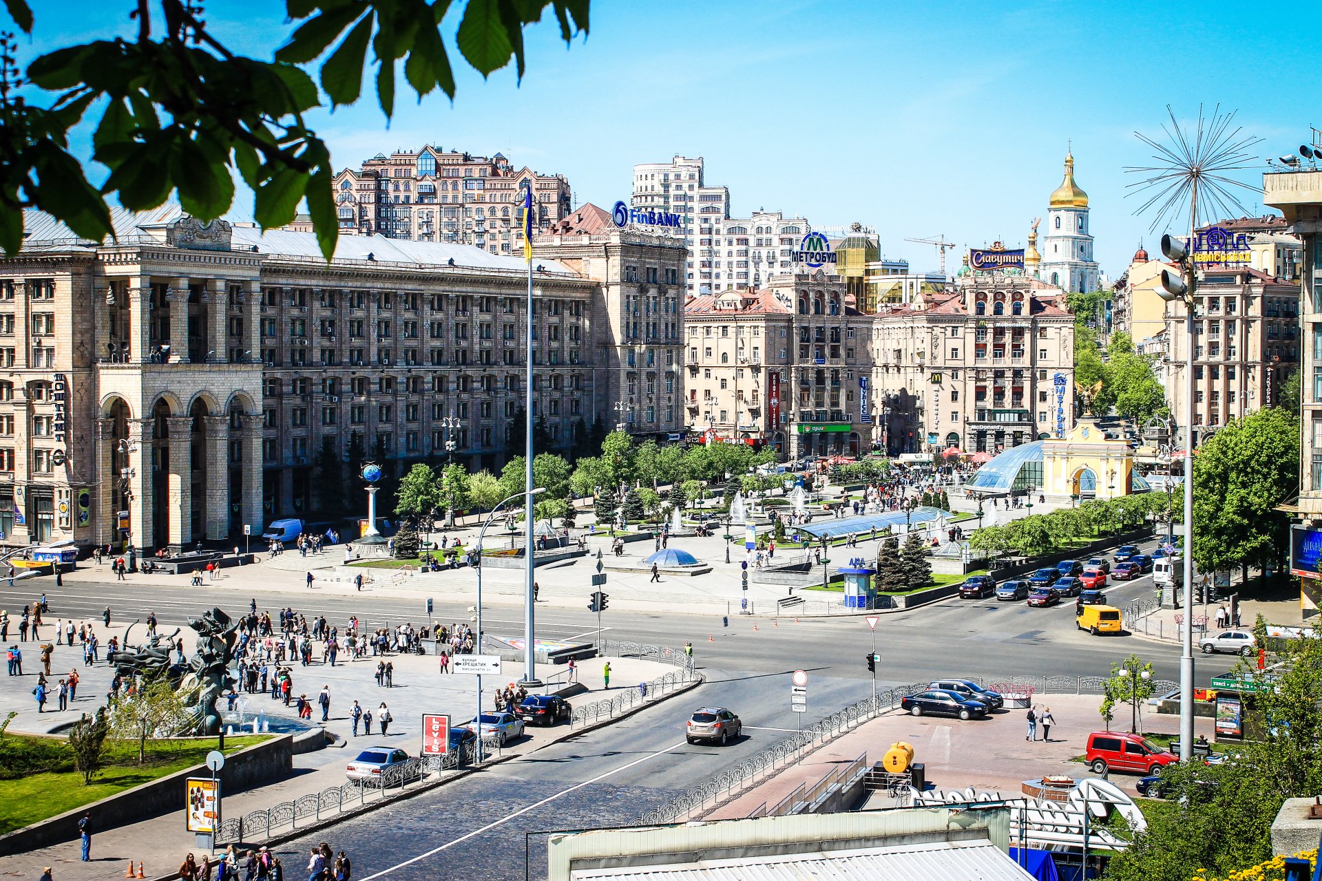 Площадь Незалежности в Киеве