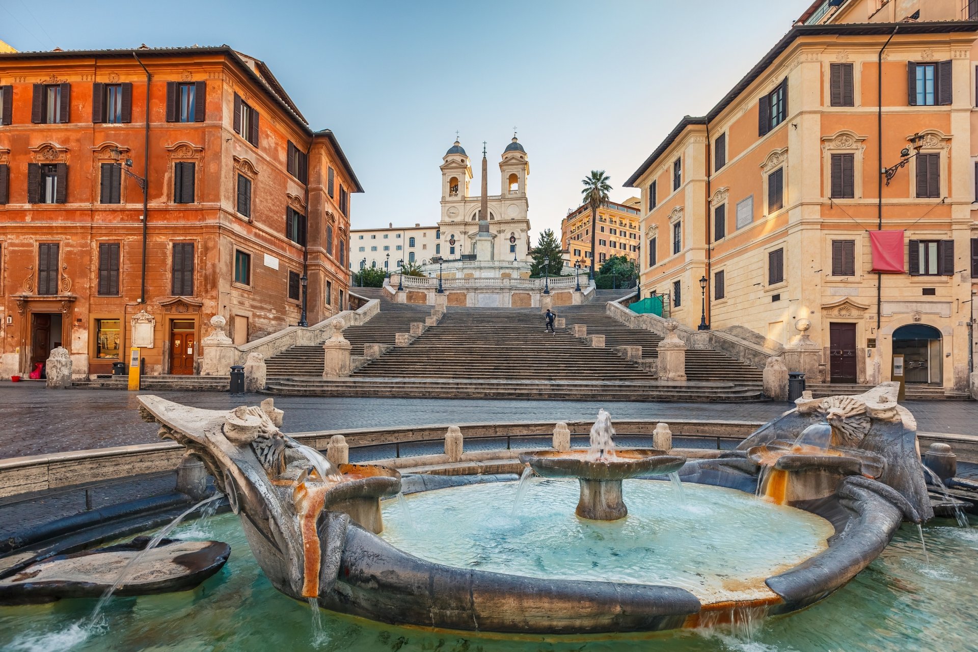 rome ville bâtiment fontaine